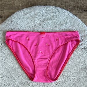 Victoria's Secret Pepper Embroidered Bikini Panty M